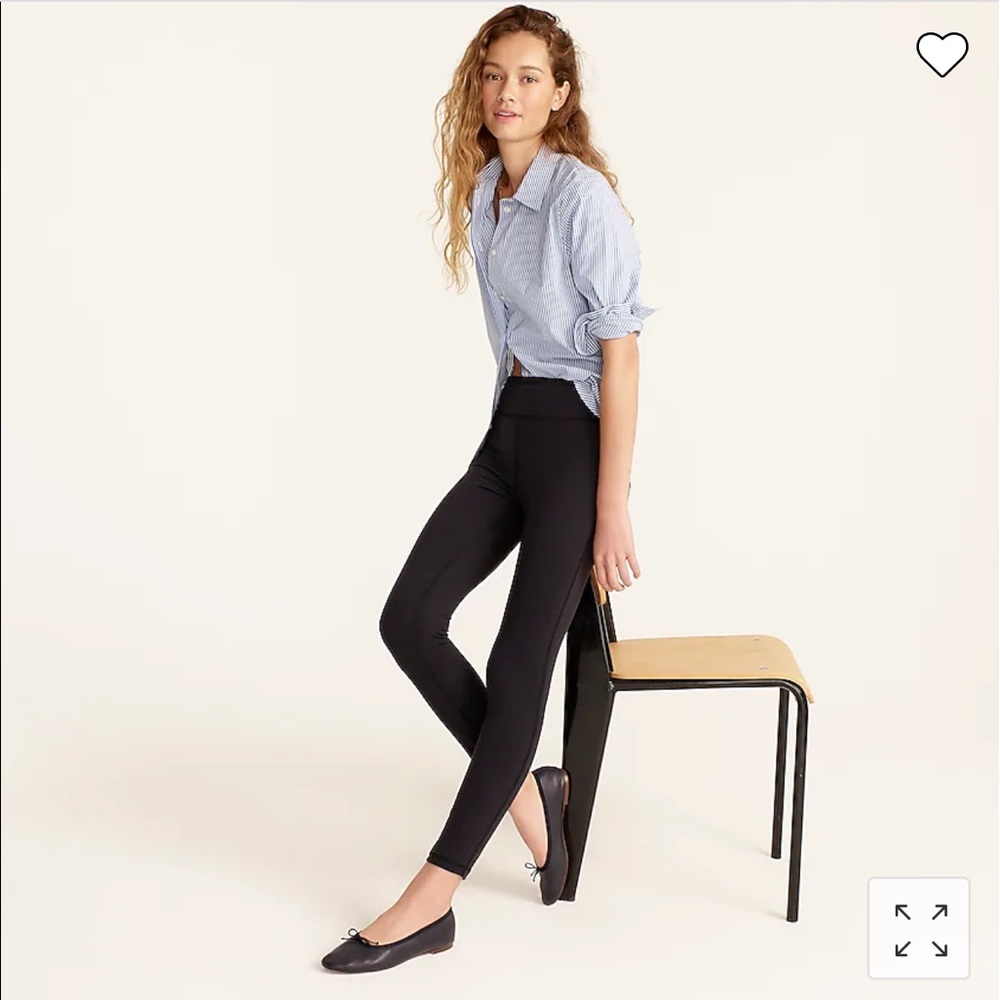 NWT popular style J. Crew 7/8 legging in HUNTINGTON GREEN